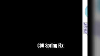 فنر پیچشی کالسکه CDU گیره هیوسانگ