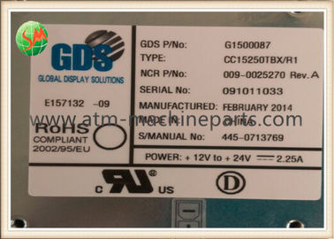 009-0025270 NCR ATM Parts 66xx 15 اینچ صفحه نمایش مانیتور 445-0713769