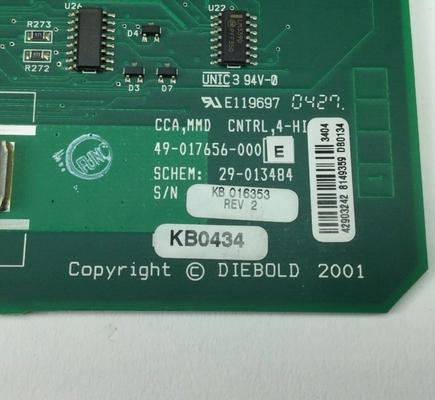 Diebold 49-017656-000E CCA کنترل بورد کارت PCB قطعات ATM