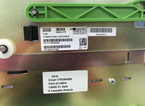 01750234240 1750234240 دستگاه ATM Wincor Nixdorf Chassis 5 CASSETTES LONG PREASSD قطعات دستگاه ATM