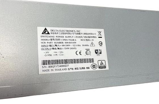 009-0031459 NCR منبع برق سوئیچینگ 754W TPSN-754AB A 0090031459 قطعات NCR ATM