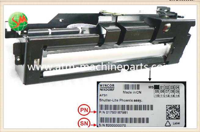 01750187981 Wincor Nixdorf Parts 1750187981 EXIT SHUTTER V.6 شاتر آرشیو Assy PC280